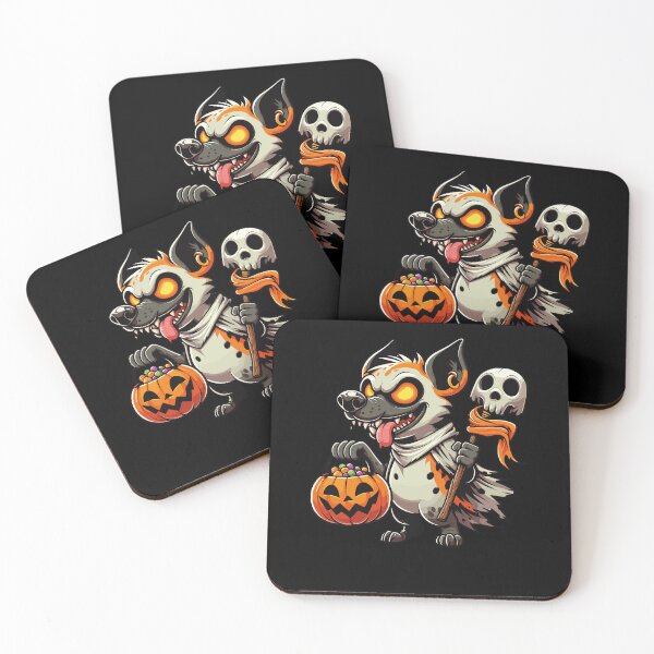 Item preview, Hyena Scary Halloween Ghost Spooky Pumpkin Candy designed and sold by Artistoos.