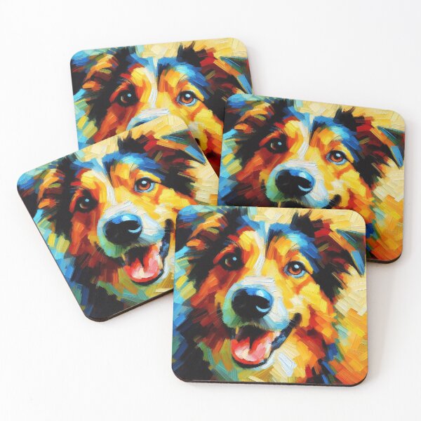 Item preview, Vibrant Portrait of a Dog in Digital Art" designed and sold by Winning-Way.