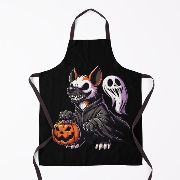 Item preview, Hyena Scary Halloween Ghost Spooky Pumpkin Candy designed and sold by Artistoos.