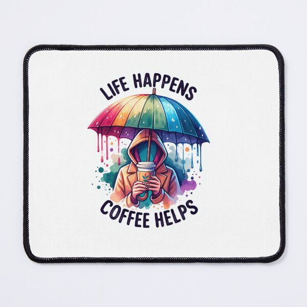 Item preview, ✨Funny Coffee & Sarcasm Quotes – Life happens coffee helps T-Shirts, Mugs, Stickers & More designed and sold by artedigital99.