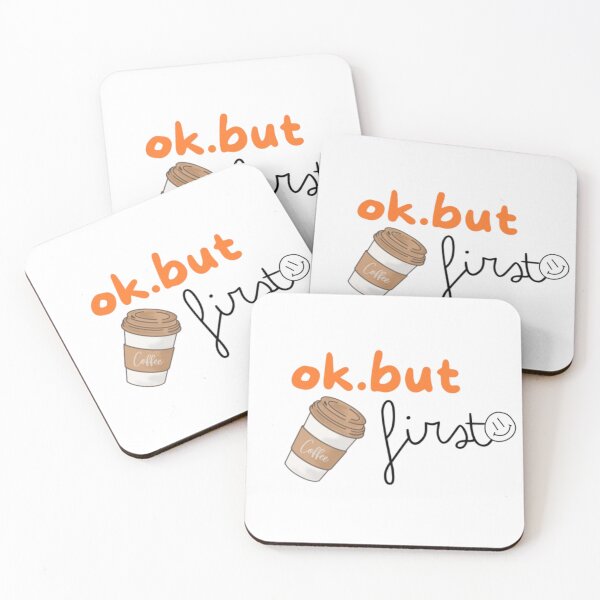 Item preview, Ok But First Coffee Sweatshirt Funny Coffee  designed and sold by GAVE1.