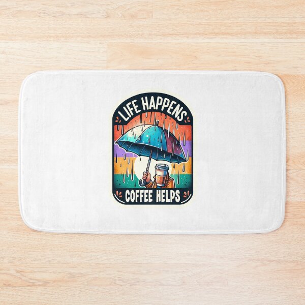Item preview, ✨Funny Coffee & Sarcasm Quotes – Life happens coffee helps T-Shirts, Mugs, Stickers & More designed and sold by artedigital99.