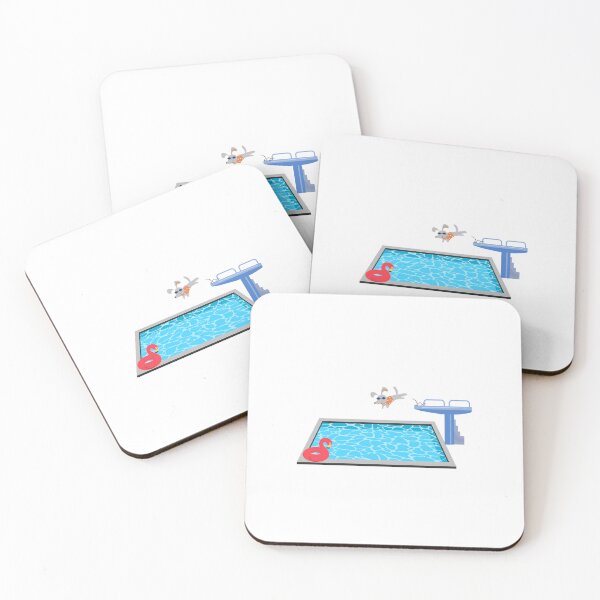 Item preview, Dog Pool - Diving into the pool designed and sold by WeMerch-Art.
