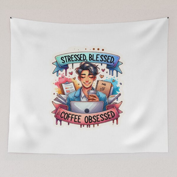 Item preview, ✨Funny Coffee & Sarcasm Quotes – Coffee obsessed available on T-Shirts, Mugs, Stickers & More designed and sold by artedigital99.