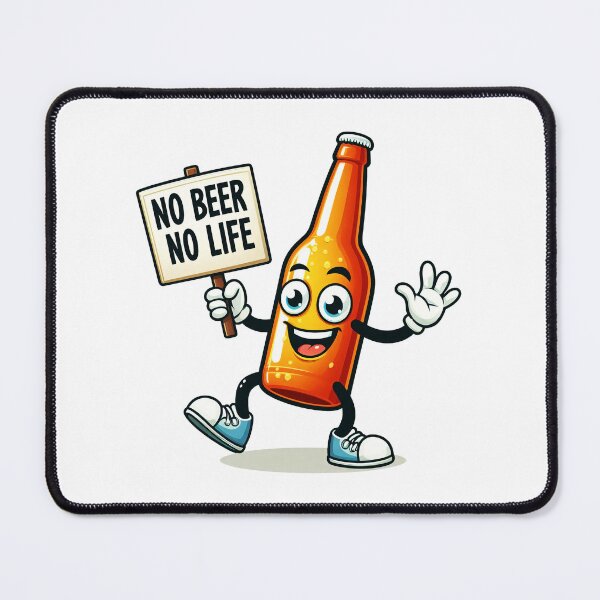 Item preview, No Beer, No Life designed and sold by Delemore Art.