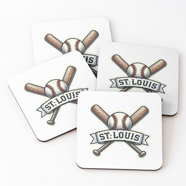 Item preview, St. Louis Crossed Bats Baseball designed and sold by pixelpulsenyc.