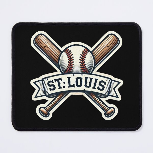 Item preview, St. Louis Crossed Bats Baseball designed and sold by pixelpulsenyc.