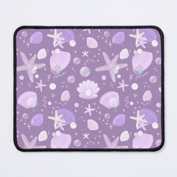 Item preview, Cute ocean aesthetic pattern (purple) designed and sold by SnugbugStudios.