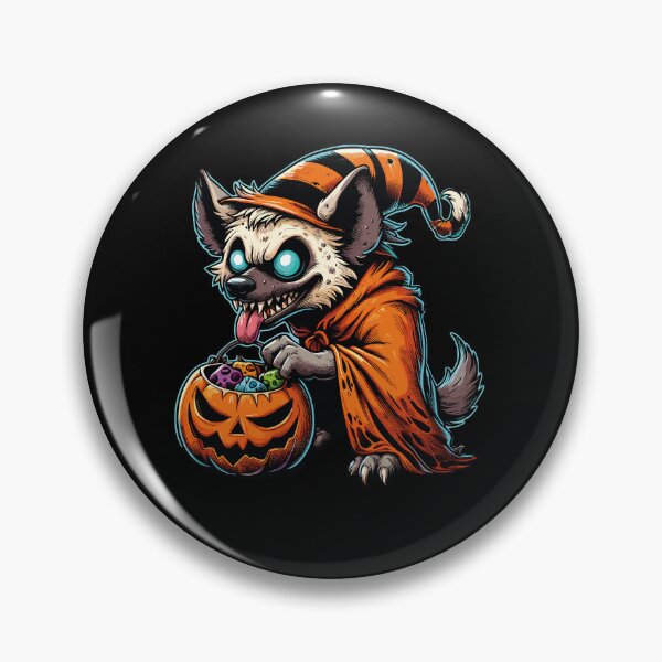 Item preview, Hyena Scary Halloween Ghost Spooky Pumpkin Candy designed and sold by Artistoos.