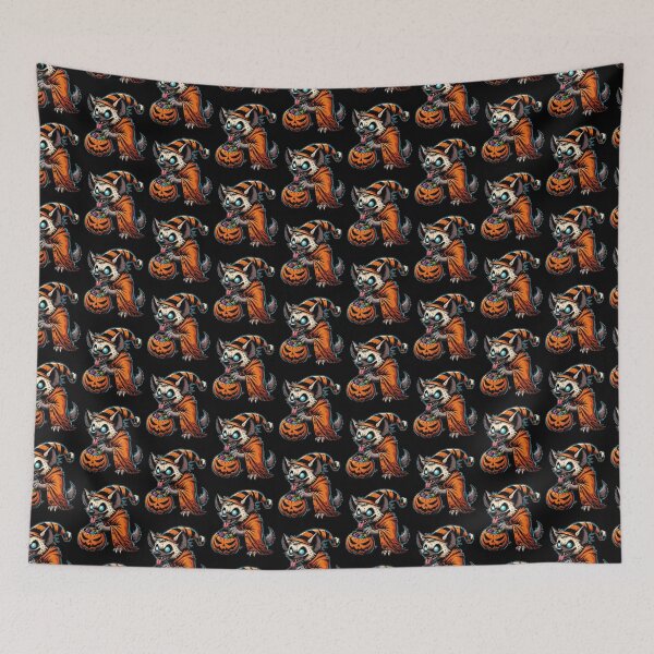 Item preview, Hyena Scary Halloween Ghost Spooky Pumpkin Candy designed and sold by Artistoos.