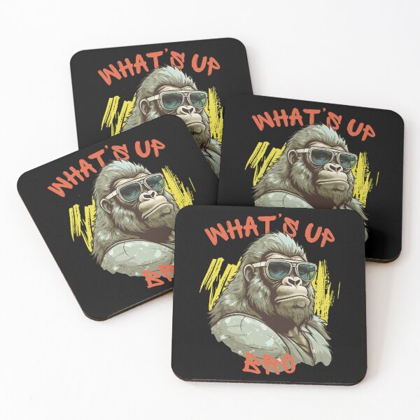 Item preview, What's Up Bro - Gorilla designed and sold by Eranthe Bernardo.