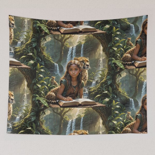 Item preview, Waterfall Reader and Cheetah  designed and sold by IvaRenee.