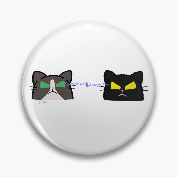 Item preview, Pudge and Moomoo stare down designed and sold by PudgeTheCat.