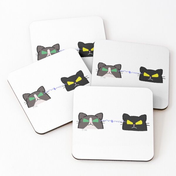 Item preview, Pudge and Moomoo stare down designed and sold by PudgeTheCat.