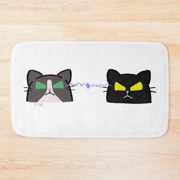 Item preview, Pudge and Moomoo stare down designed and sold by PudgeTheCat.