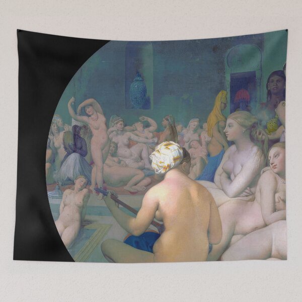 Aperçu de l'œuvre Le Bain turc Jean-Auguste-Dominique Ingres Les femmes Le Bain-Bains turcs créée et vendue par TeeARTHY.