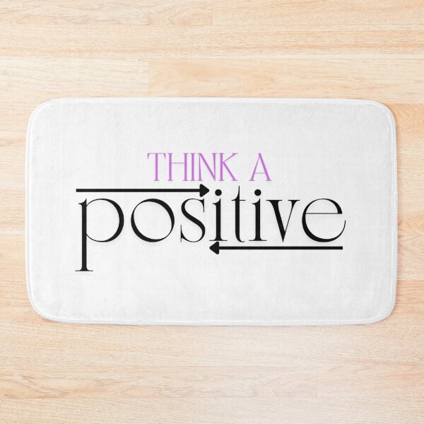 Item preview, Think positive black and pink style designed and sold by Micapox.