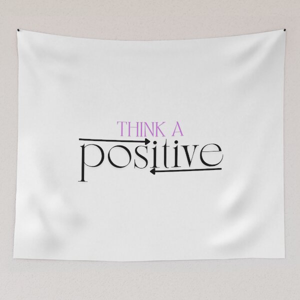 Item preview, Think positive black and pink style designed and sold by Micapox.