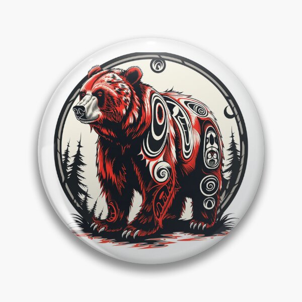 Item preview, Wild Spirit: Native American-Inspired Bear Art for Your Cool Gear designed and sold by Ignorant-Artist.