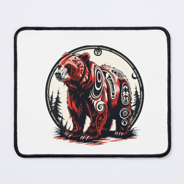 Item preview, Wild Spirit: Native American-Inspired Bear Art for Your Cool Gear designed and sold by Ignorant-Artist.