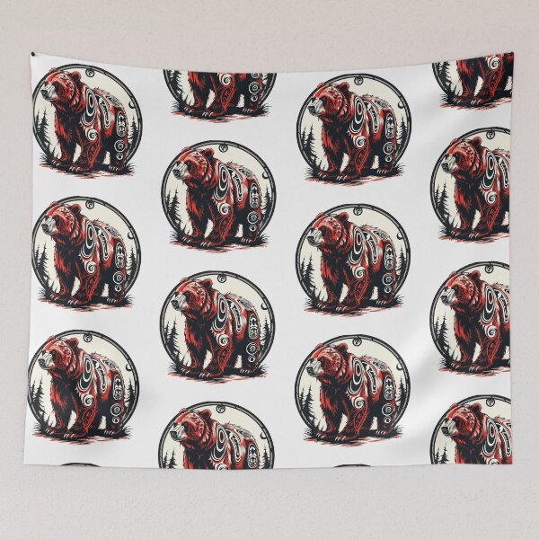 Item preview, Wild Spirit: Native American-Inspired Bear Art for Your Cool Gear designed and sold by Ignorant-Artist.