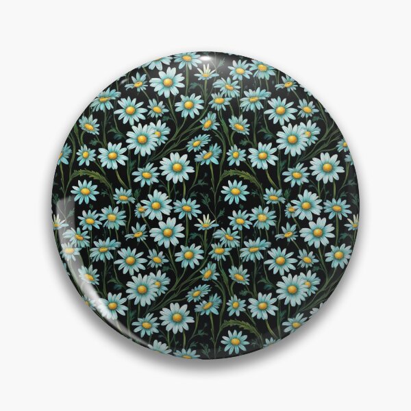 Item preview, Night garden daisies dark fairycore fairy cottagecore magic secret forest girly girl little flowers bouqet field vintage retro designed and sold by Fantasy Cache.