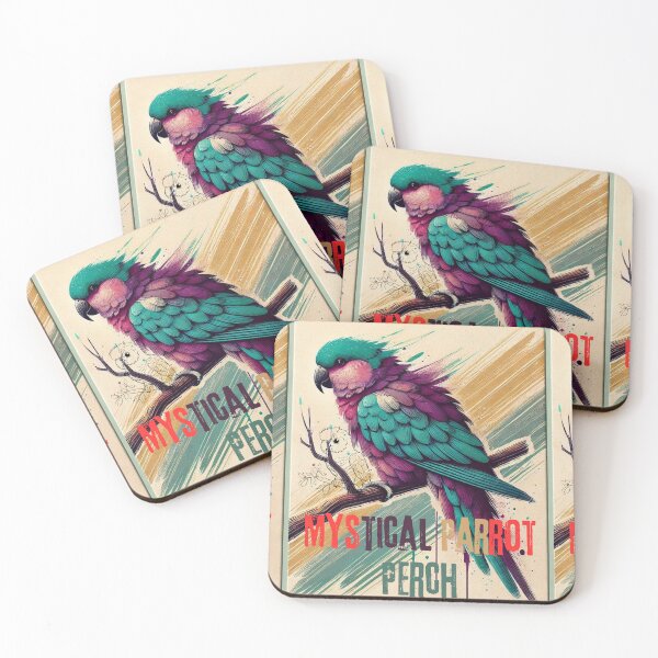 Item preview, Mystical Parrot Perch: Parrot Lovers designed and sold by alkareem-ca.