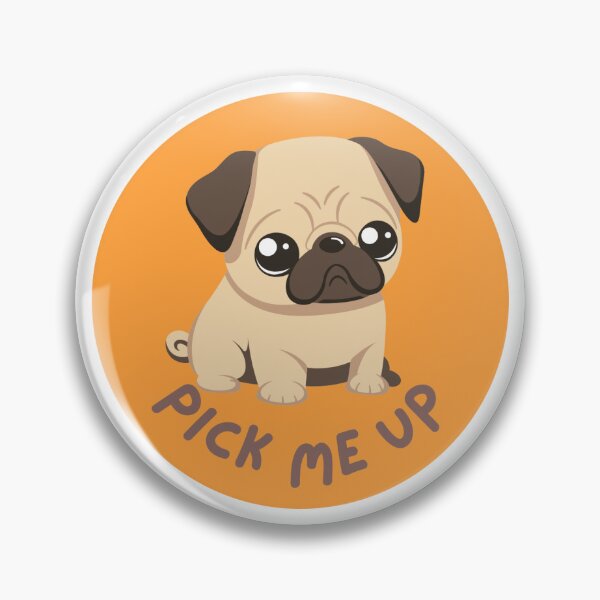 Item preview, Perro pug triste recógeme designed and sold by BritishDelights.
