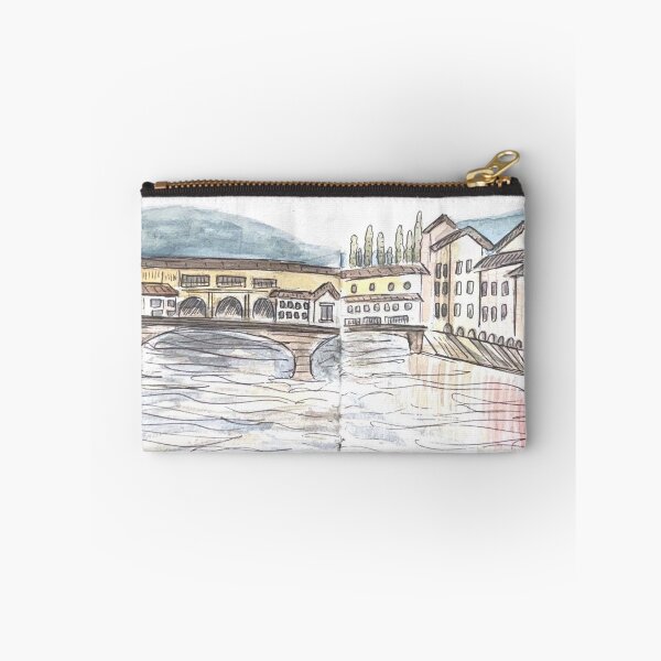 Item preview, Firenze Ponte Vecchio Watercolor Illustration  designed and sold by kriti130.