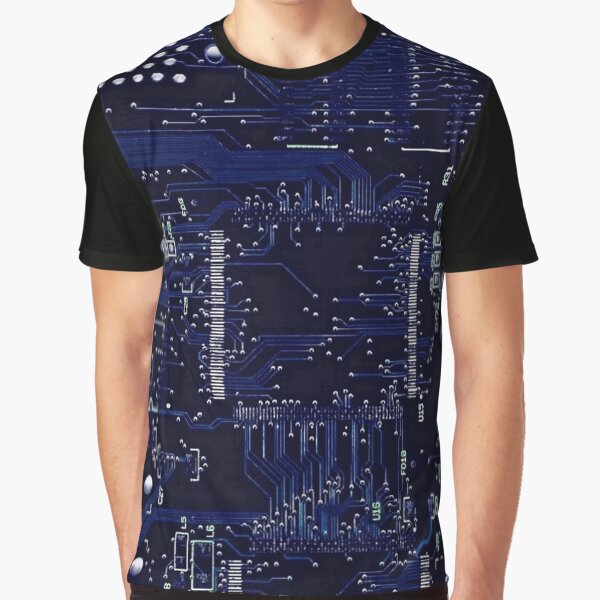 Item preview, Circuit Board Blue designed and sold by Czerra.