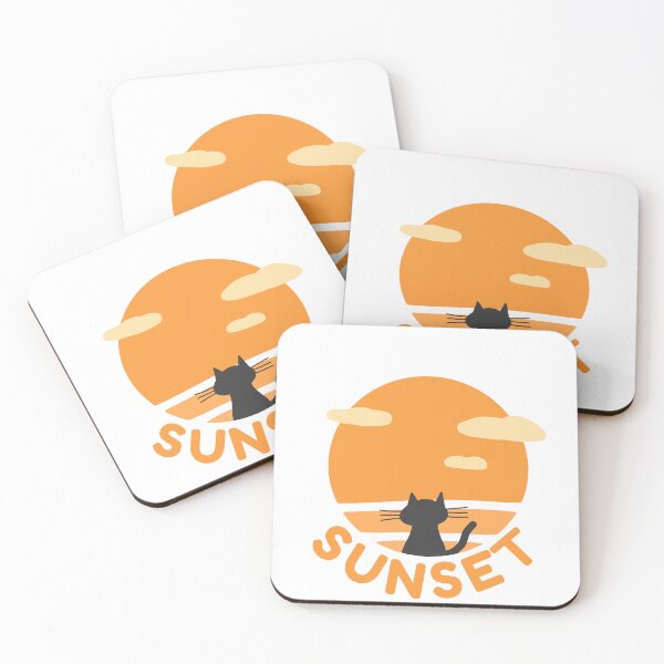 Item preview, Cat Sunset designed and sold by kitty-kingdom.