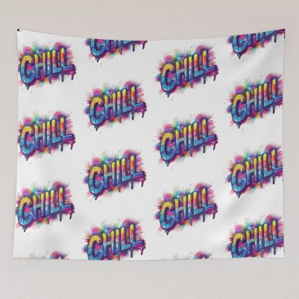 Item preview, Chill Vibes: Retro-Inspired 'Chill' Design for Your Relaxed Style designed and sold by Ignorant-Artist.