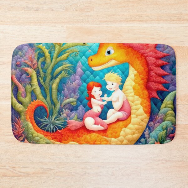 Item preview, A Dragon and Her Two Human Friends designed and sold by Owl-o-the-wisp.
