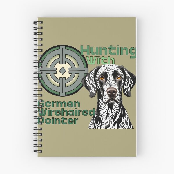 Item preview, German Wirehaired Pointer - Camouflage Hunting Dog Art designed and sold by SportyAndArtful.