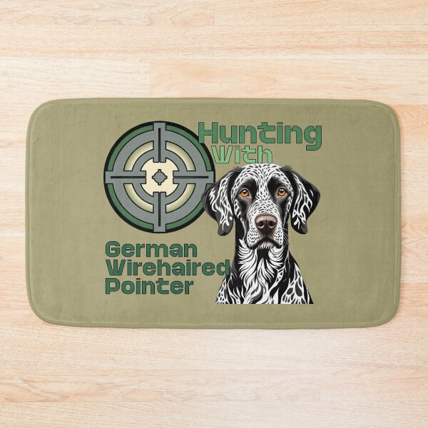 Item preview, German Wirehaired Pointer - Camouflage Hunting Dog Art designed and sold by SportyAndArtful.