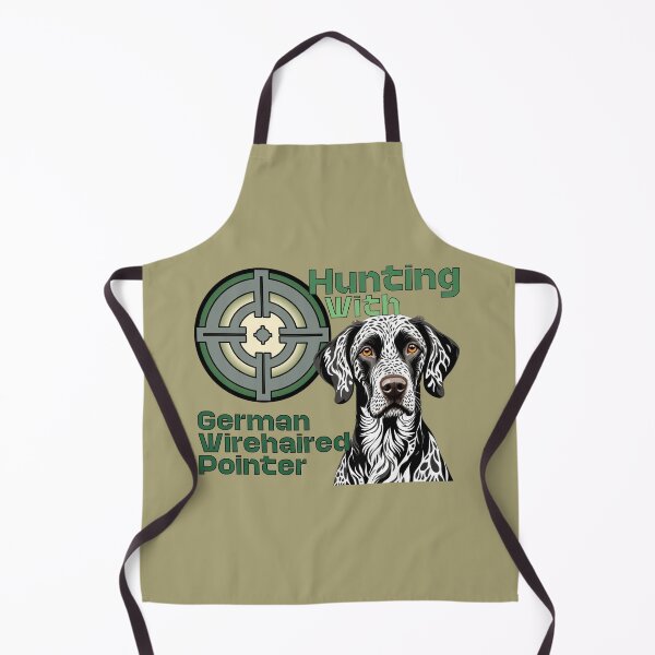 Item preview, German Wirehaired Pointer - Camouflage Hunting Dog Art designed and sold by SportyAndArtful.