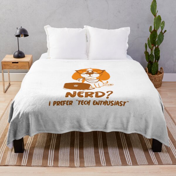 Item preview, Nerd? I prefer "tech enthusiast" designed and sold by Circle-Cats.
