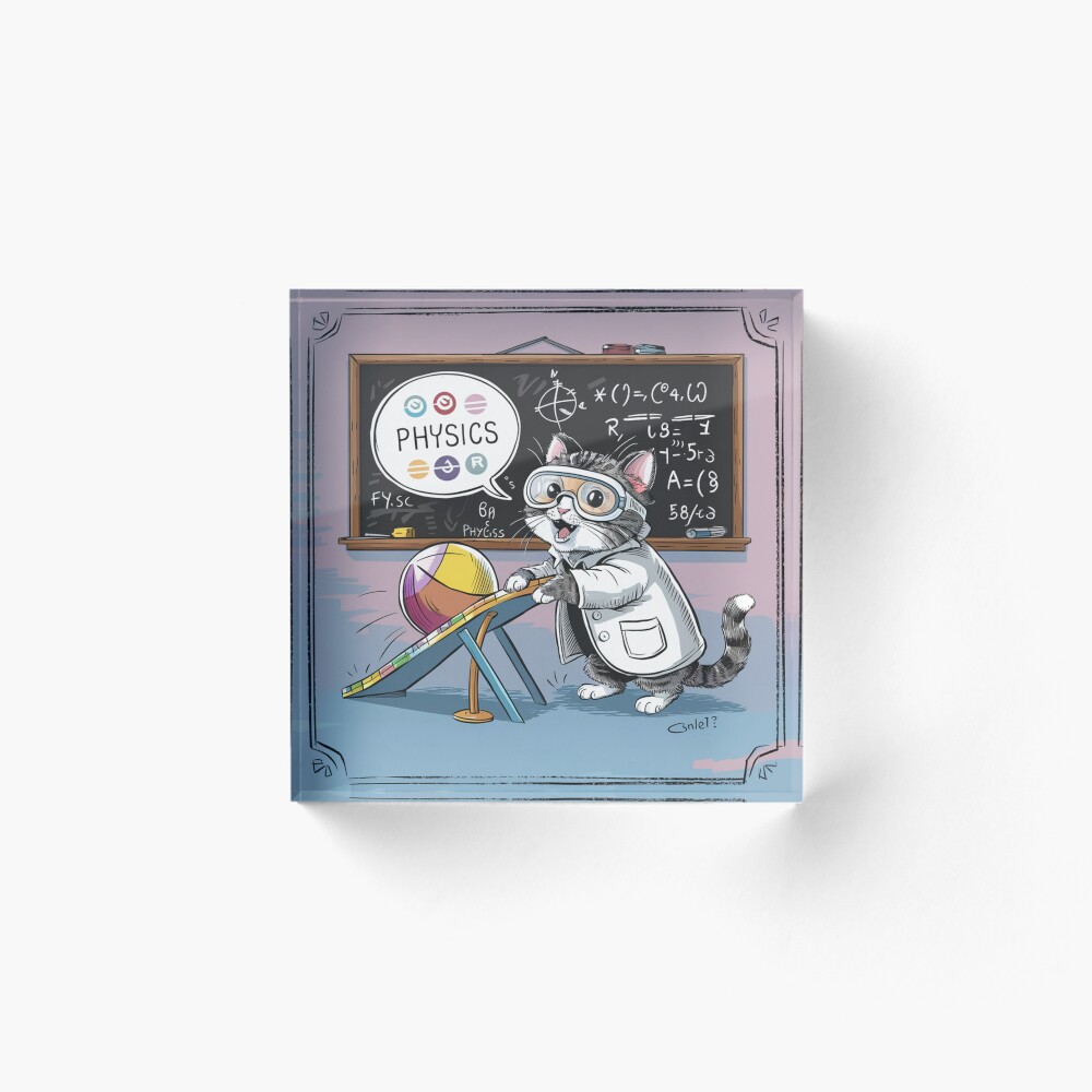 Item preview, Acrylic Block designed and sold by QuirkyQuipPixel.