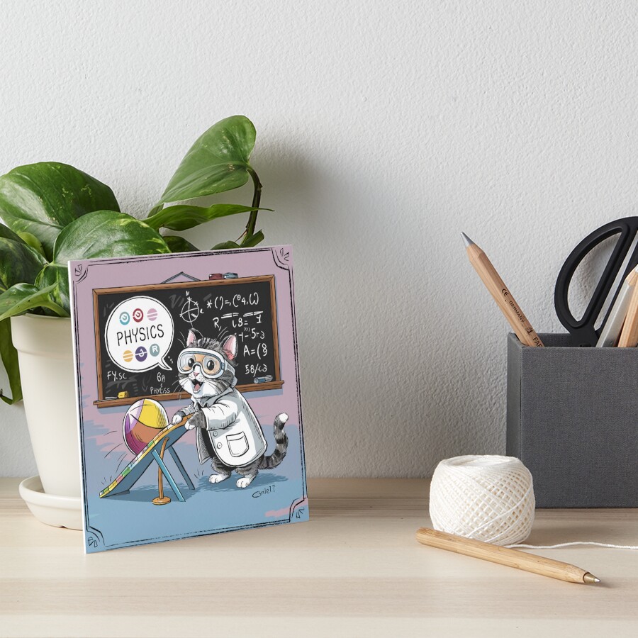 Item preview, Art Board Print designed and sold by QuirkyQuipPixel.
