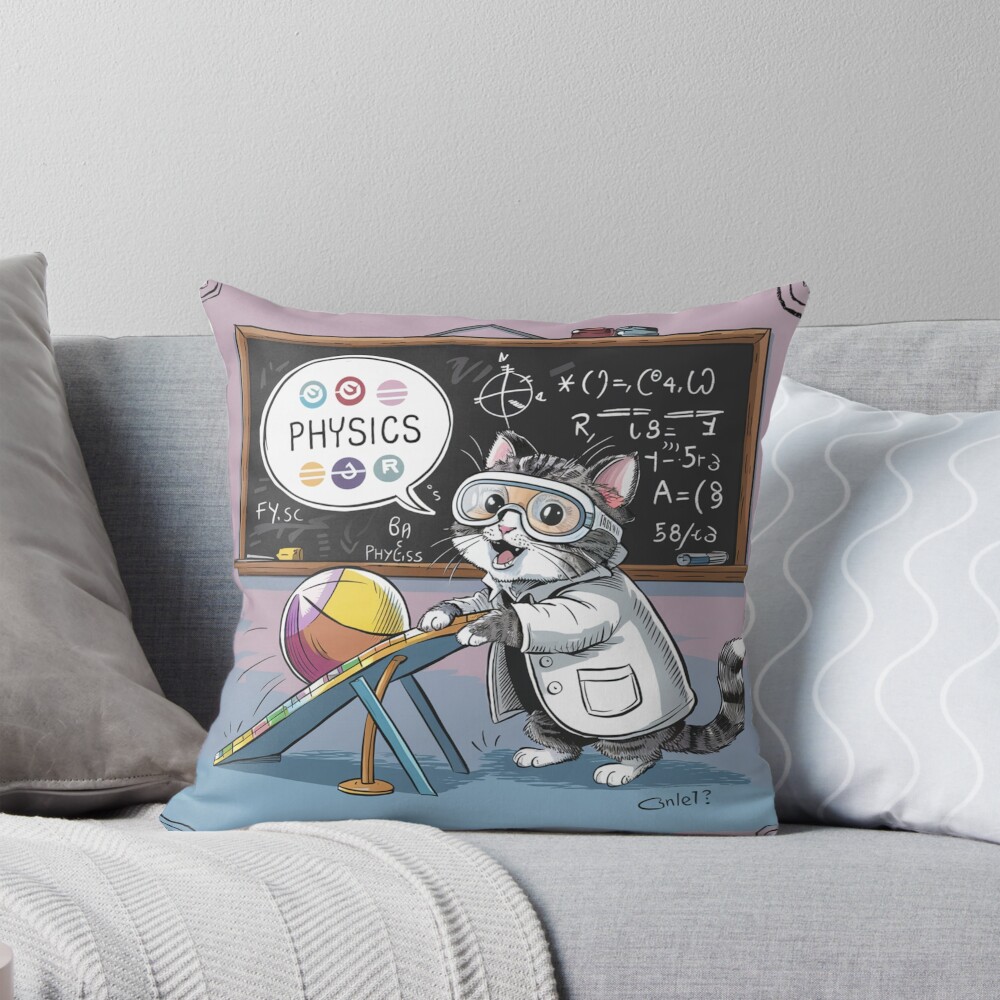 Item preview, Throw Pillow designed and sold by QuirkyQuipPixel.