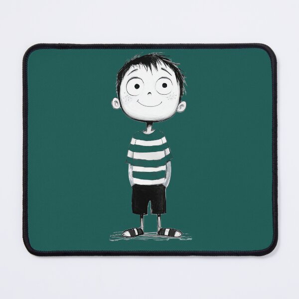 Item preview, Cute Boy Ink Drawing designed and sold by MaryFiore.