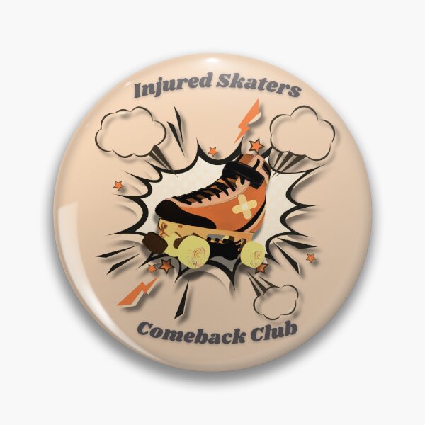 Item preview, Injured Skaters Comeback Club -- Park (Orange) designed and sold by StevieJ78.