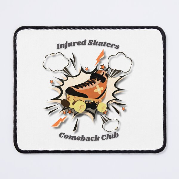 Item preview, Injured Skaters Comeback Club -- Park (Orange) designed and sold by StevieJ78.