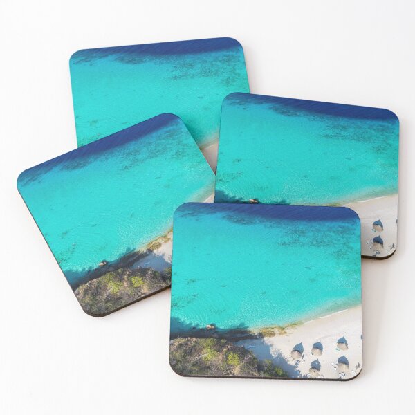 Item preview, Serene Aerial View of Cas Abao Beach - Caribbean Tranquility in Curaçao designed and sold by eiland-meisje.