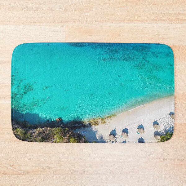 Item preview, Serene Aerial View of Cas Abao Beach - Caribbean Tranquility in Curaçao designed and sold by eiland-meisje.