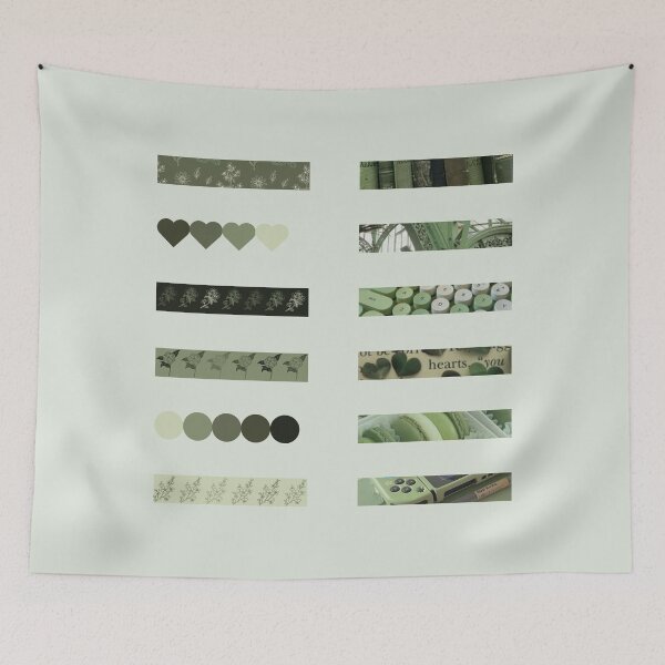 Item preview, Sage Green - Botanical Journaling Stickers designed and sold by Andreria.