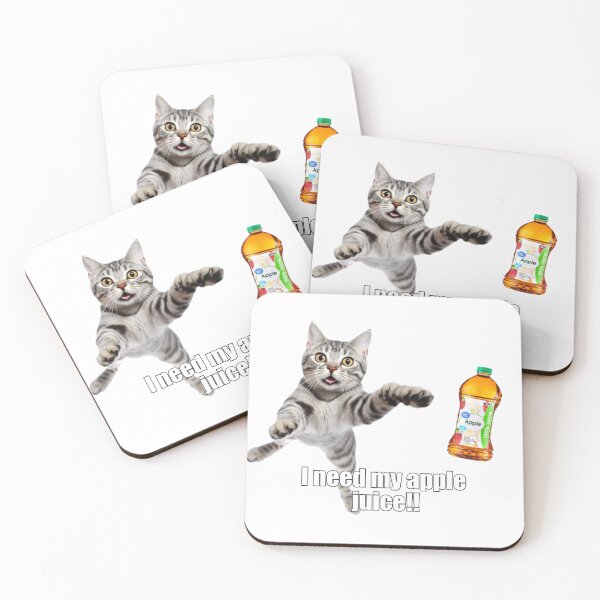 Item preview, Apple juice cat designed and sold by LlammaBoy.