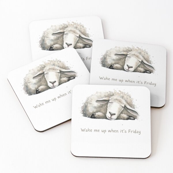 Item preview, Sheep sleeping until Friday designed and sold by M1234s.