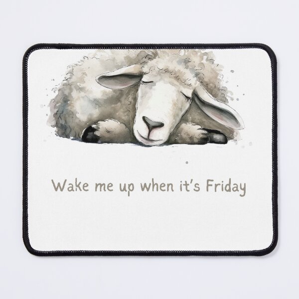 Item preview, Sheep sleeping until Friday designed and sold by M1234s.