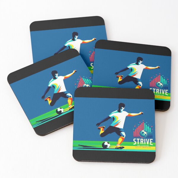 Item preview, Soccer - Strive for Perfection, Achieve Greatness designed and sold by JPMASK.